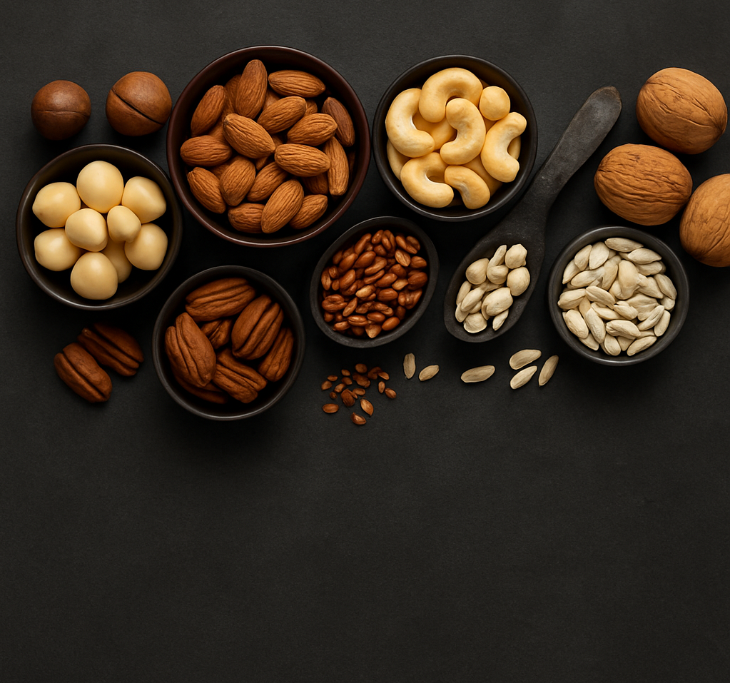 Горіхи та насіння